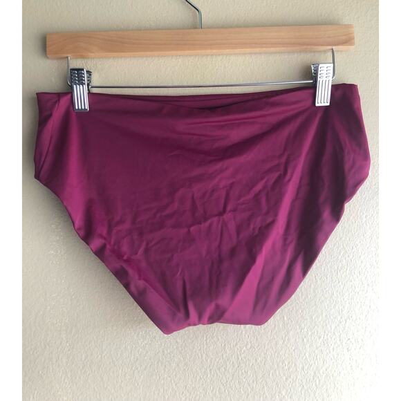 NEW Andie The Caicos Top Hipster Bottom Set 2 Plum Medium Womens - Picture 9 of 15